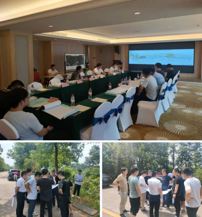 千亿体育集团(中国)股份有限公司官网组织召开S422皇桥何家至白鹤湖大道段一级公路升级改建工程两阶段初步设计评审会