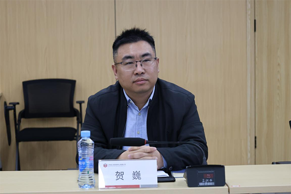 省发展改革委铁建处胡侃处长一行到千亿体育集团(中国)股份有限公司官网交流座谈